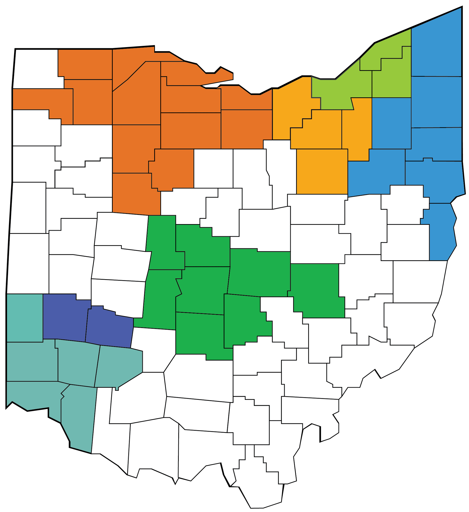 1 OLMap 2024 SERVICE COUNTIES NO KEY 1 OLMap 2024 SERVICE COUNTIES NO KEY
