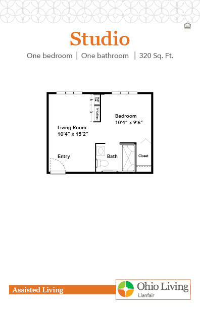 Assisted Living Apartment Floor Plan Studio