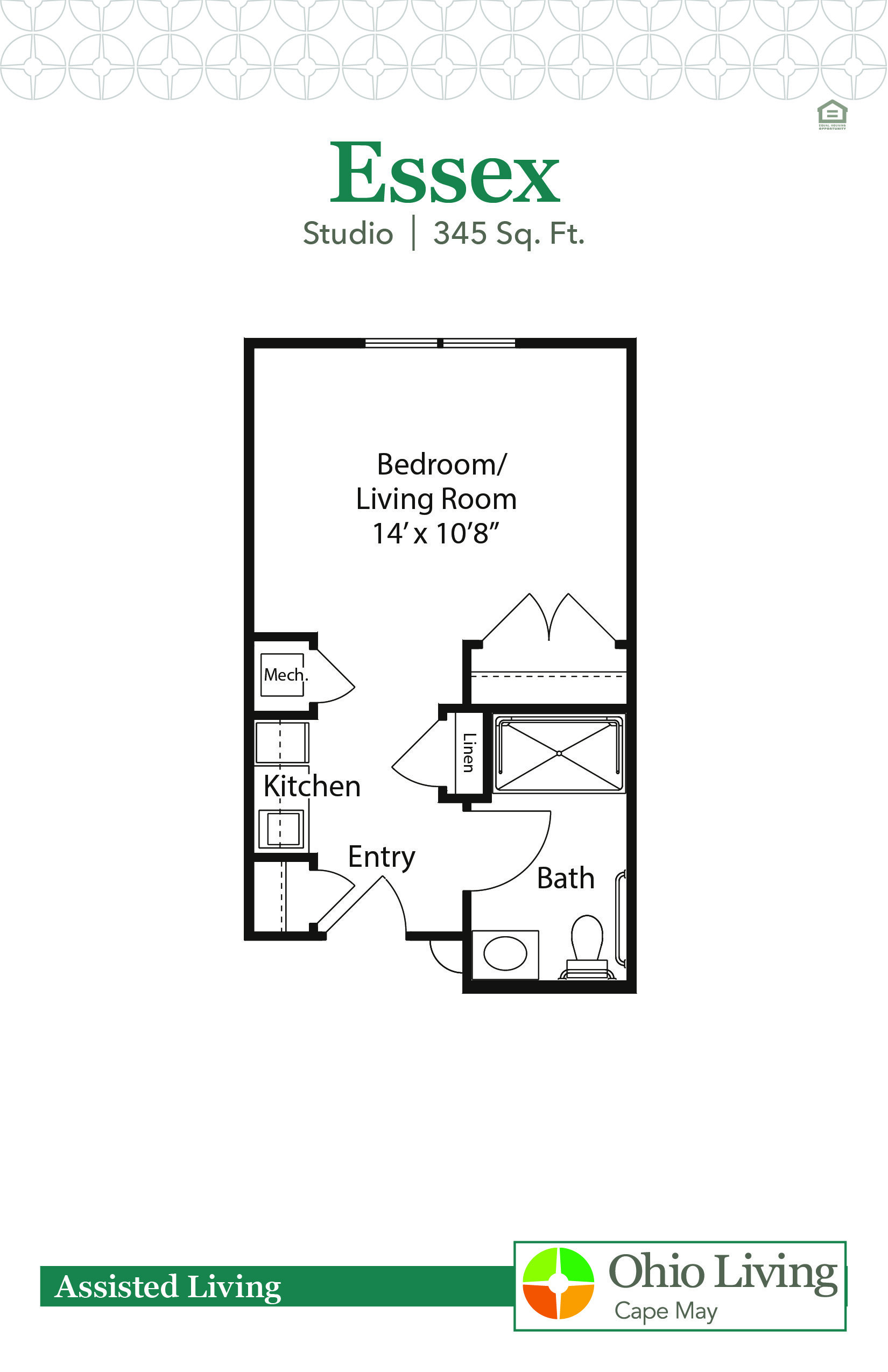 OLCM Assisted Living Floor Plan Essex-2
