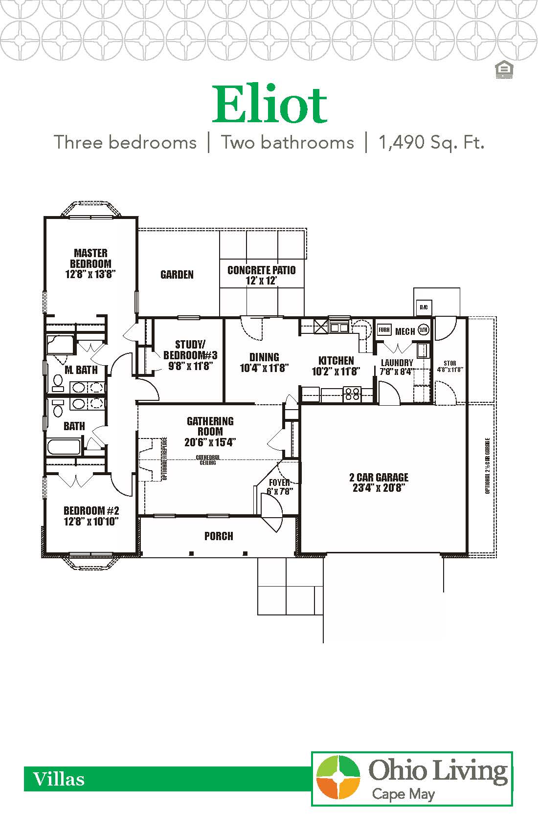 OLCM Villa Floor Plan Eliot