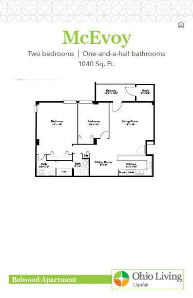 OLLF Belwood Apartment Floor Plan McEvoy