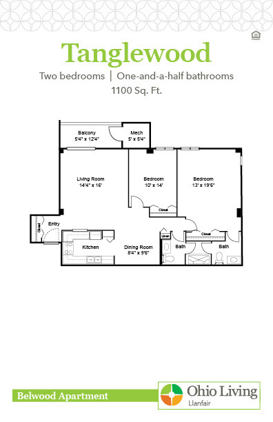 OLLF Belwood Apartment Floor Plan Tanglewood