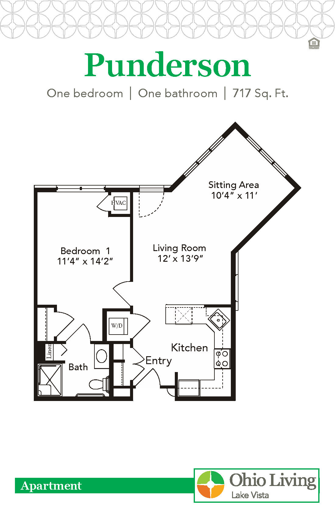 OLLV Apartment Floor Plan Punderson