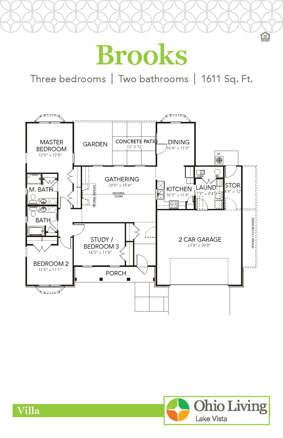 OLLV Villa Floor Plan Brooks