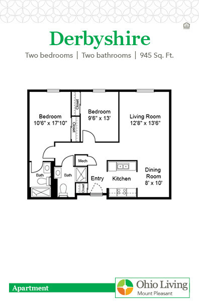 OLMP Apartment Floor Plan Derbyshire-1