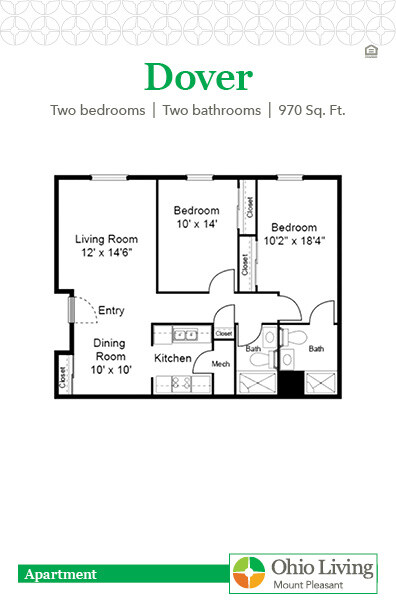OLMP Apartment Floor Plan Dover-1