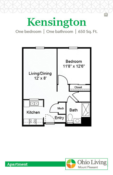 OLMP Apartment Floor Plan Kensington-1