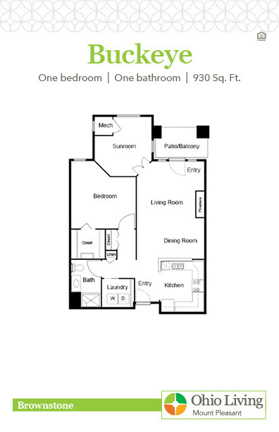 OLMP Brownstone Floor Plan Buckeye