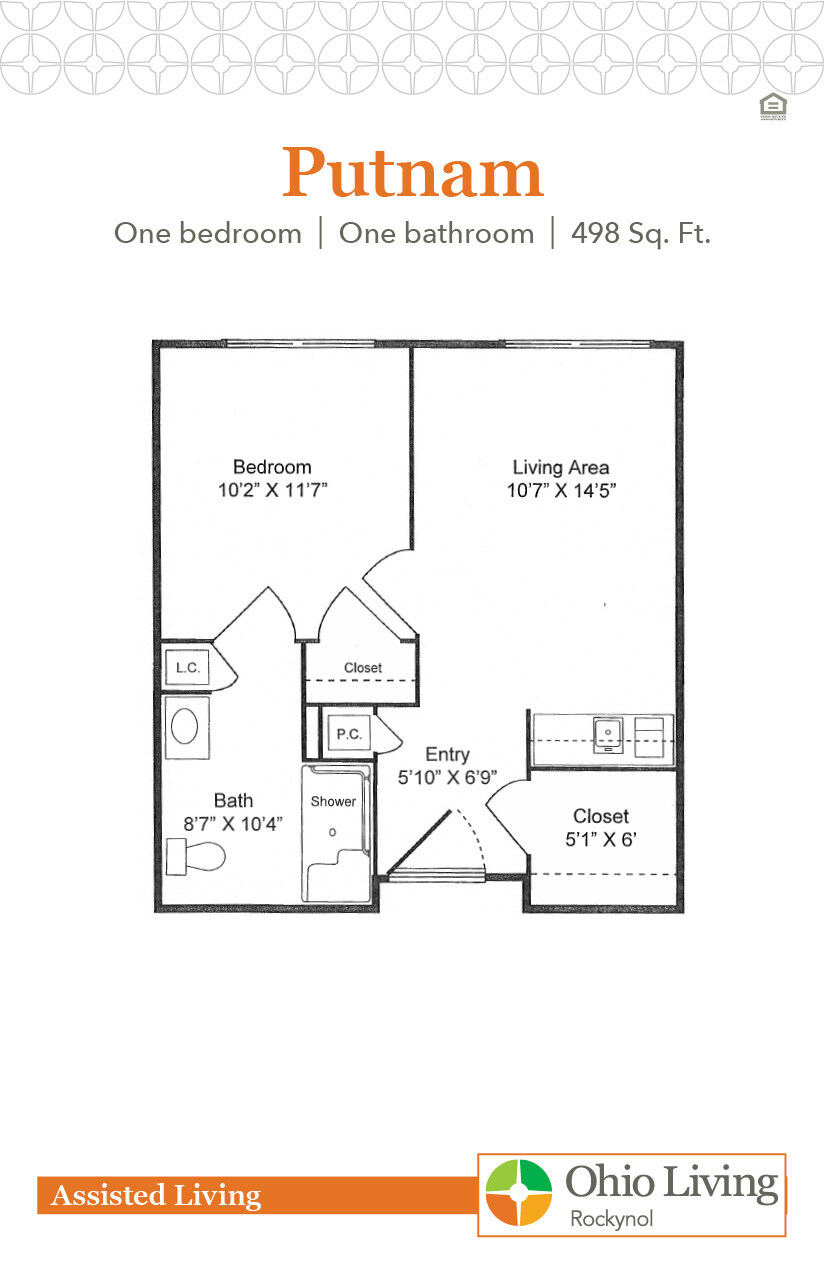 OLRN Assisted Living Floor Plan Putnam