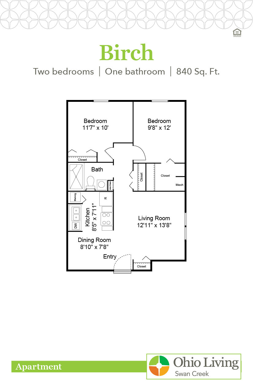 OLSC Apt Floor Plan Birch