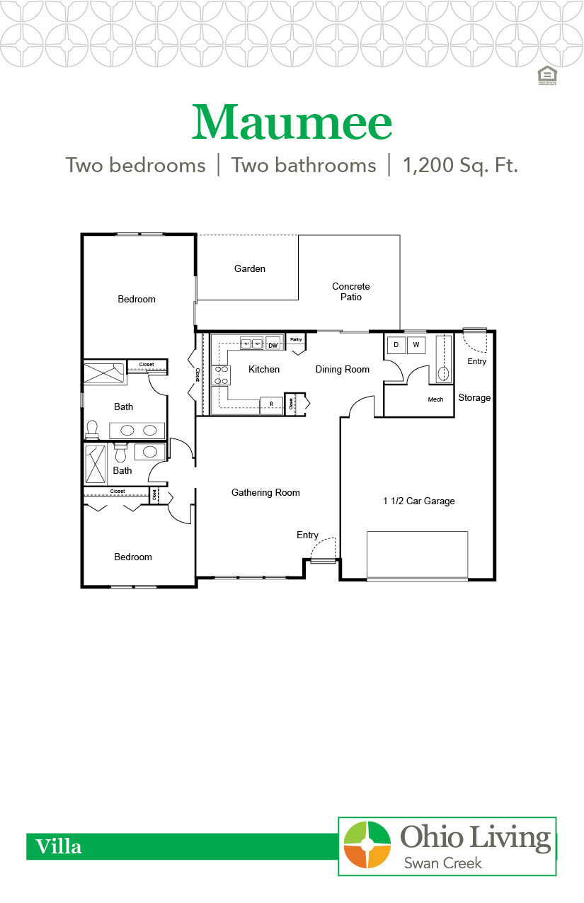 OLSC Villa Floor Plan Maumee