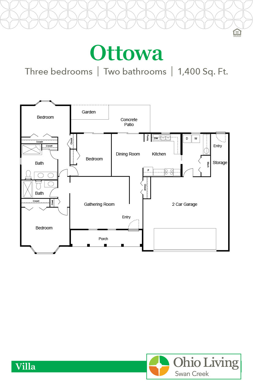 OLSC Villa Floor Plan Ottowa