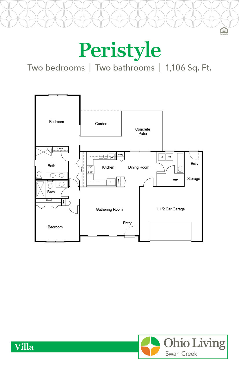 OLSC Villa Floor Plan Peristyle