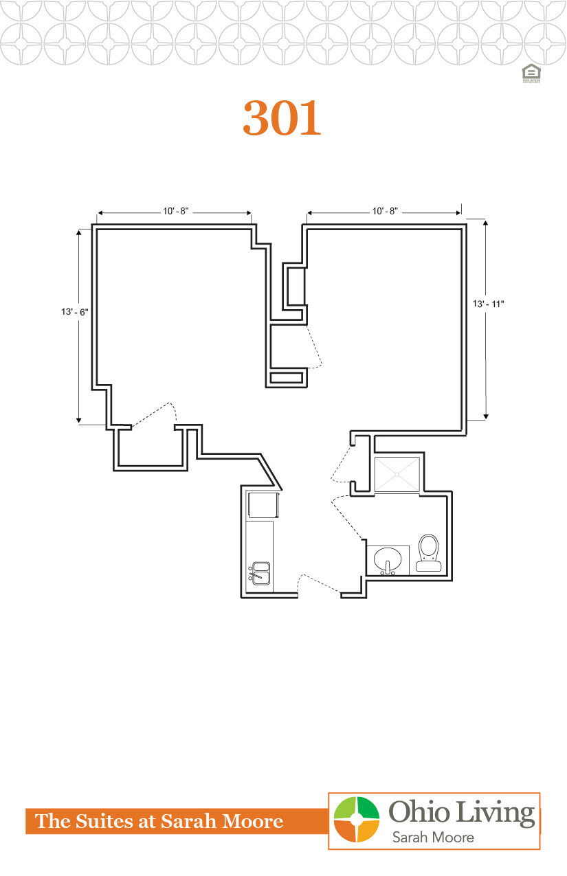 OLSM Suites Floor Plan 301-1