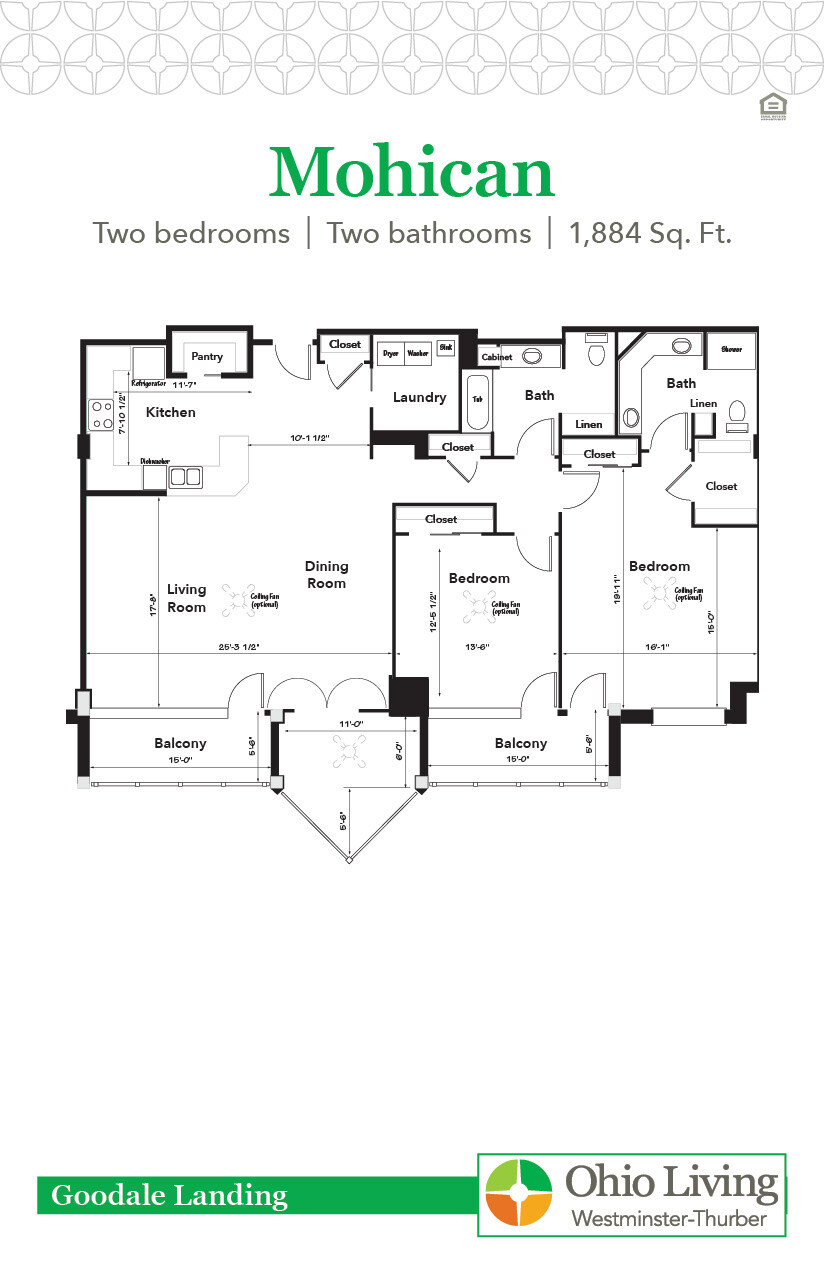 OLWT GL Floor Plan Mohican