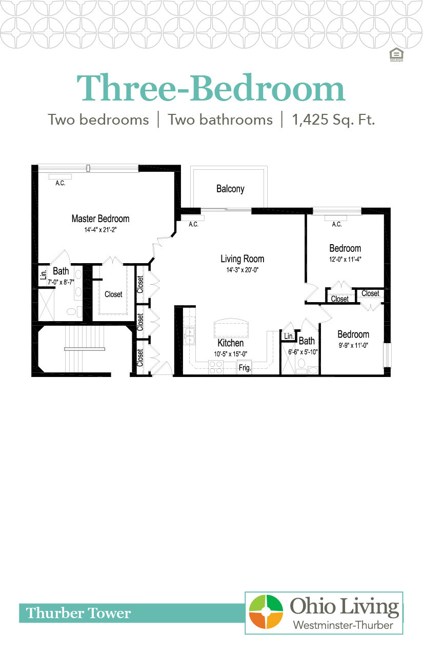 OLWT TT Floor Plan Three-Bedroom