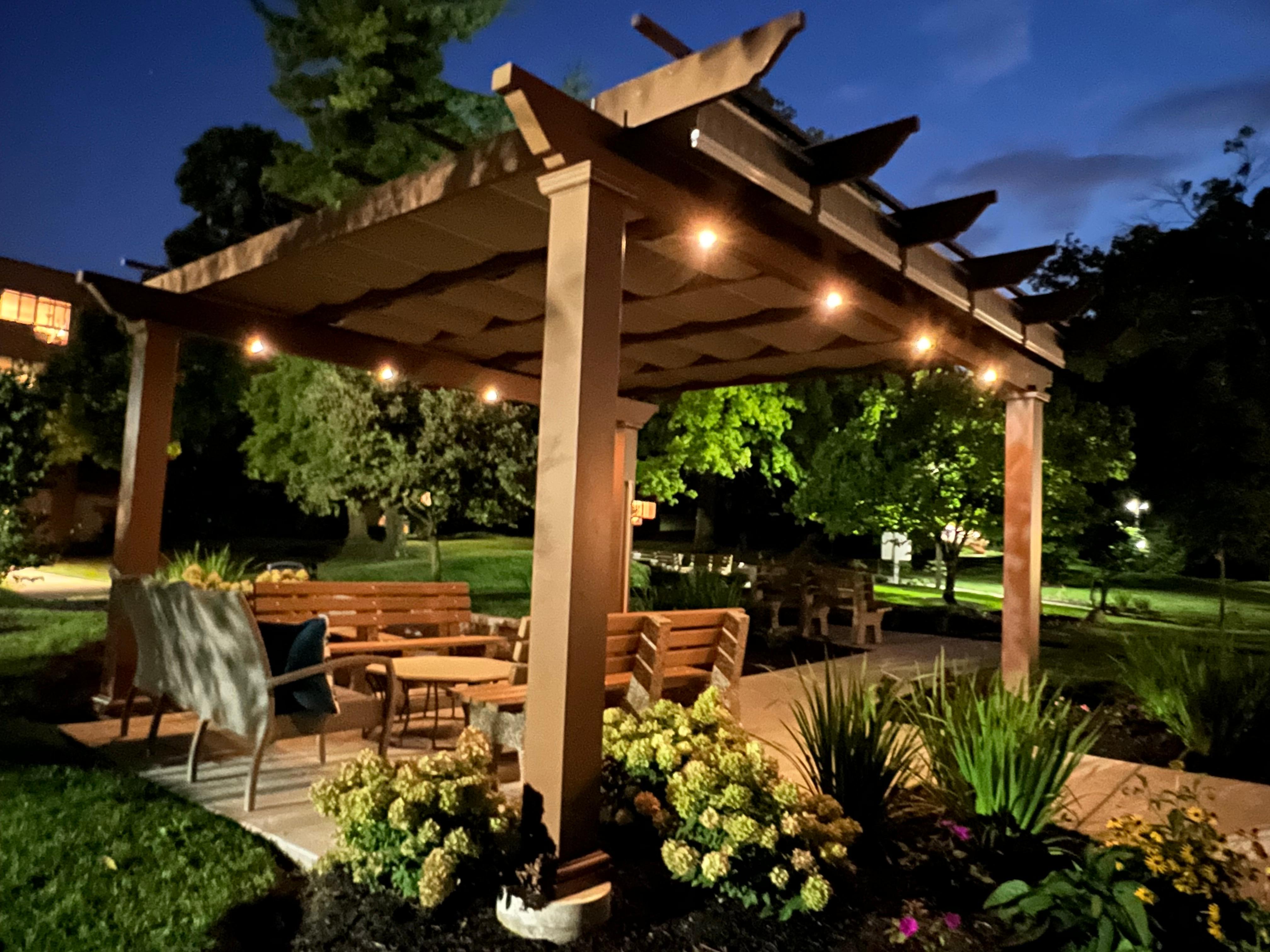 Trinity Garden at night_1