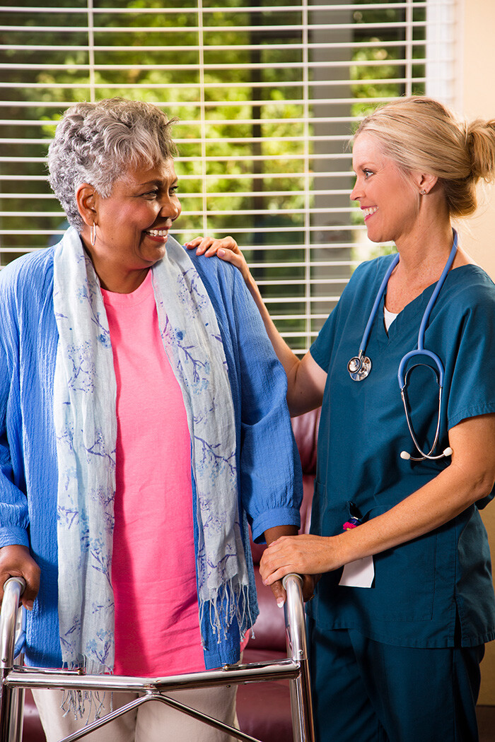 Woman with Nurse 18 Woman with Nurse 18